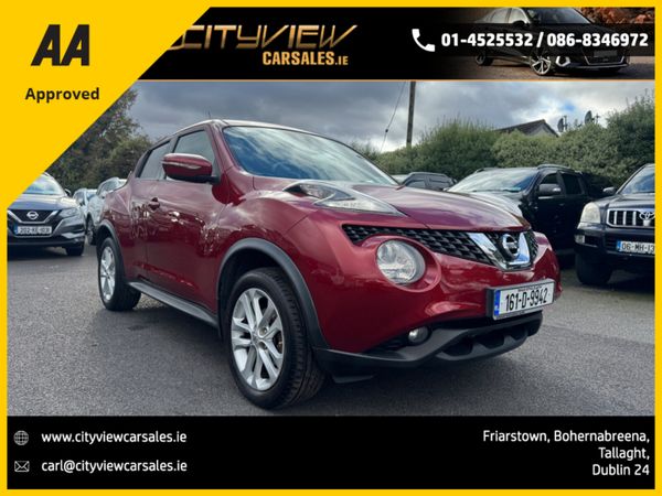 Nissan Juke Hatchback, Petrol, 2016, Red