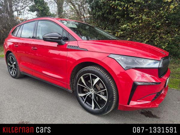 Skoda Enyaq SUV, Electric, 2023, Red