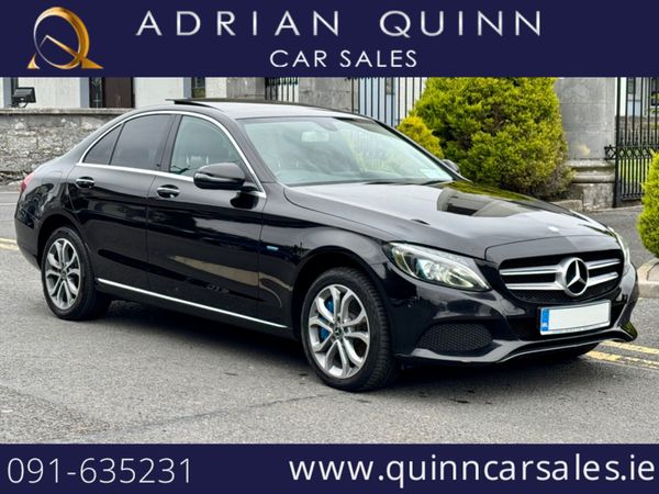 Mercedes-Benz C-Class Saloon, Petrol Plug-in Hybrid, 2017, Black