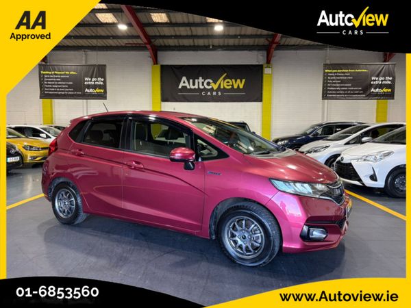 Honda Jazz Hatchback, Petrol Hybrid, 2019, Red