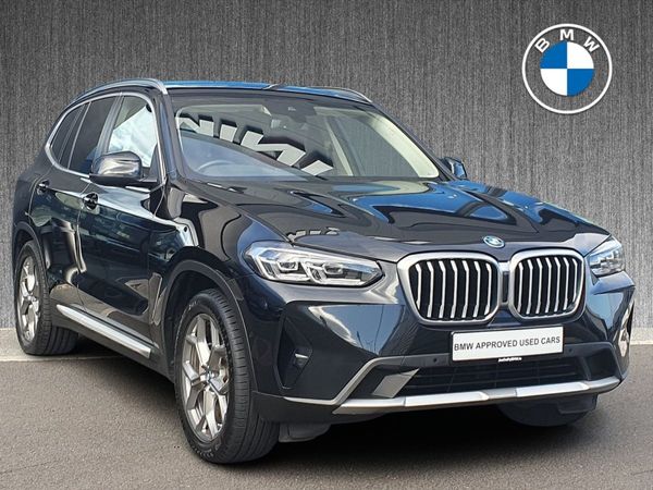 BMW X3 SUV, Petrol Plug-in Hybrid, 2023, Black