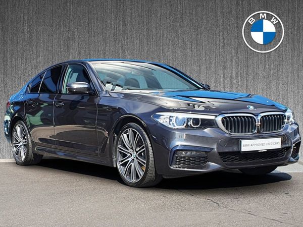 BMW 5-Series Saloon, Petrol Plug-in Hybrid, 2020, Grey