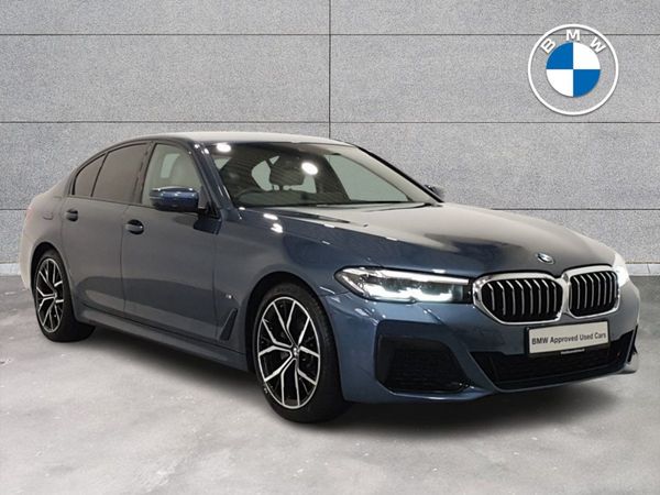 BMW 5-Series Saloon, Petrol, 2023, Blue