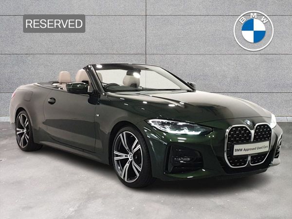 BMW 4-Series Cabriolet, Petrol, 2021, Green