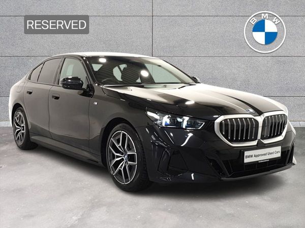 BMW 5-Series Saloon, Petrol Plug-in Hybrid, 2024, Black