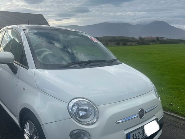 Fiat 500 Hatchback, Petrol, 2014, White