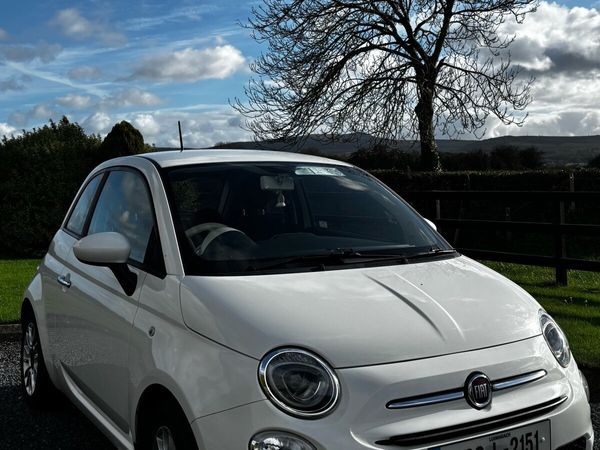 Fiat 500 Hatchback, Petrol, 2016, White