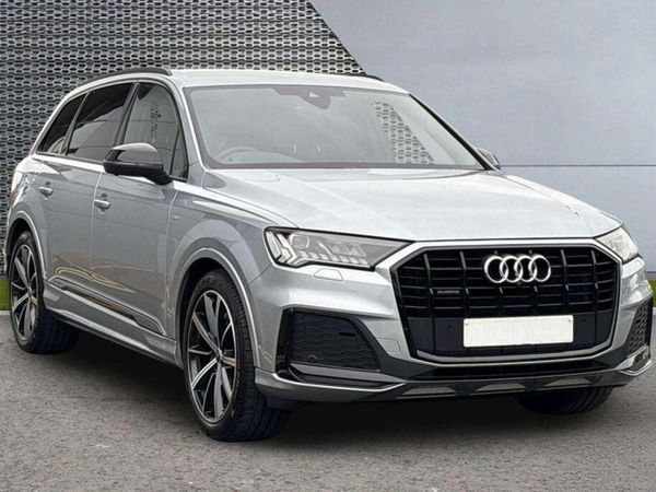Audi Q7 SUV, Petrol Plug-in Hybrid, 2020, Silver