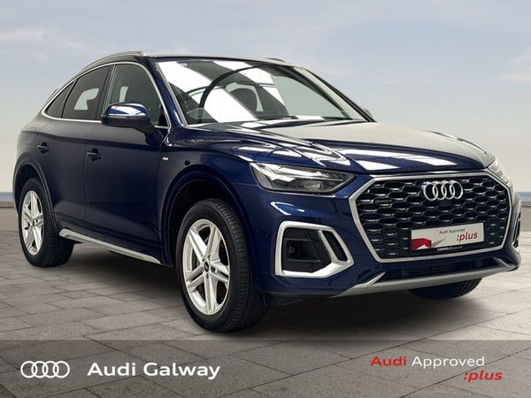 Audi Q5 SUV, Petrol Plug-in Hybrid, 2024, Blue