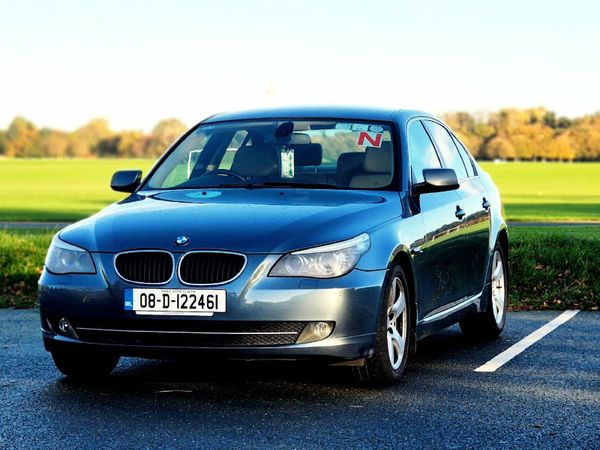 BMW 5-Series Saloon, Diesel, 2008, Blue