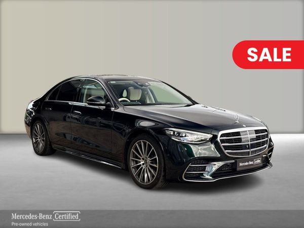 Mercedes-Benz S-Class Saloon, Petrol Plug-in Hybrid, 2023, Green