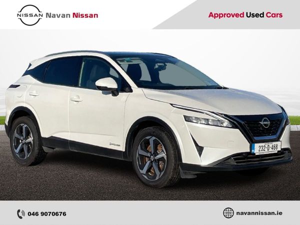 Nissan Qashqai MPV, Petrol Hybrid, 2023, White