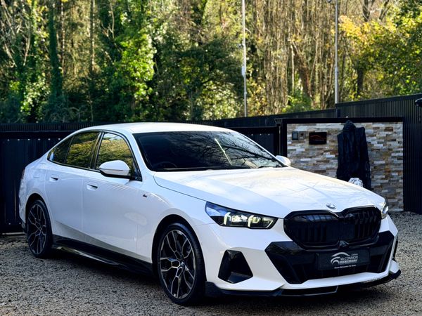BMW 5-Series Saloon, Petrol Plug-in Hybrid, 2024, White