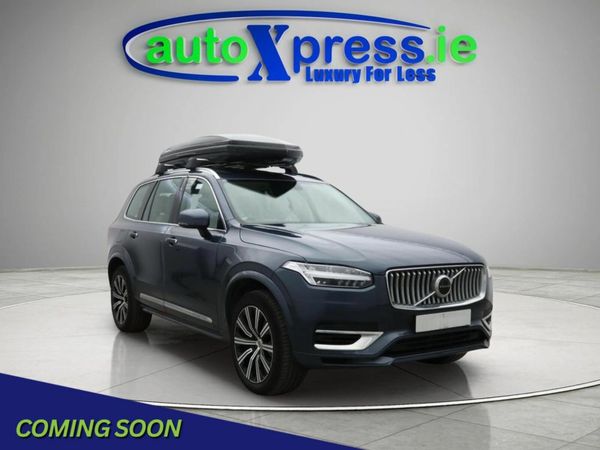 Volvo XC90 Estate, Petrol Hybrid, 2021, Blue