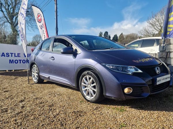 Honda Civic Hatchback, Diesel, 2015, Blue