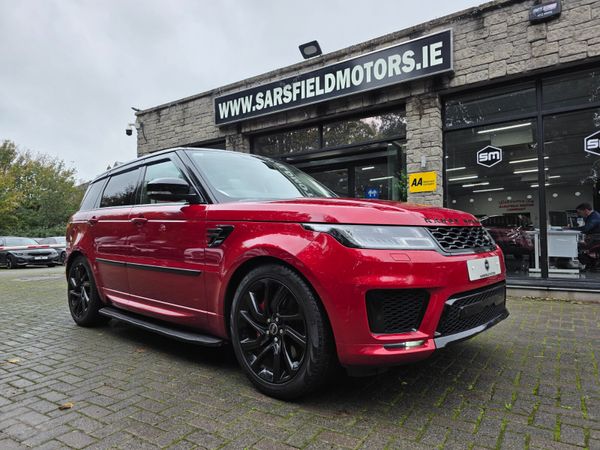 Land Rover Range Rover Sport SUV, Petrol Plug-in Hybrid, 2019, Red