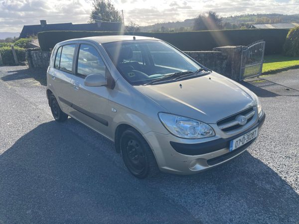 Hyundai Getz Hatchback, Petrol, 2007, Gold
