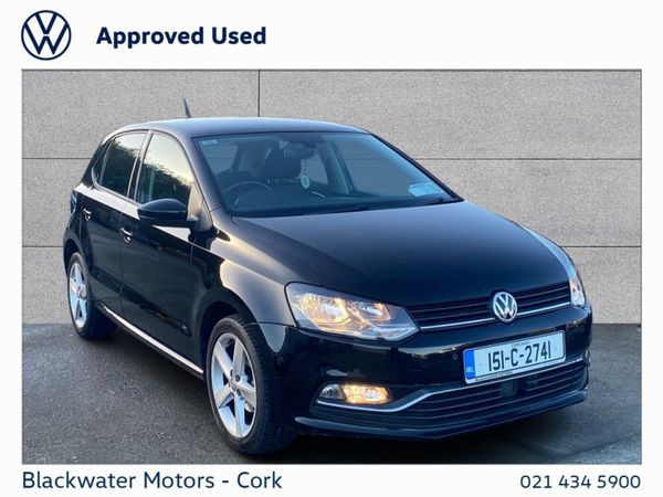 Volkswagen Polo Hatchback, Petrol, 2015, Black