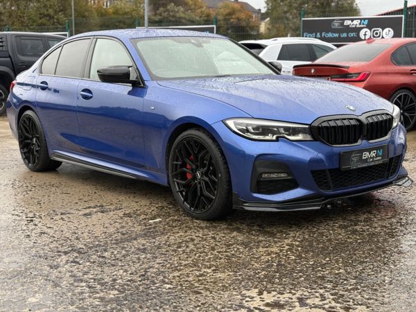 BMW 3-Series Saloon, Petrol Hybrid, 2019, Blue