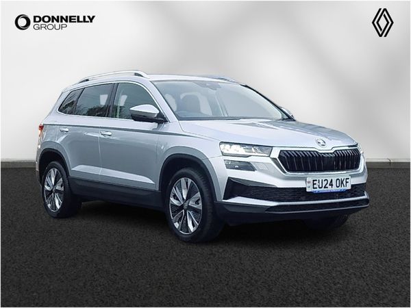 Skoda Karoq Estate, Petrol, 2024, Silver