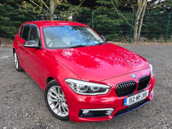 BMW 1-Series Hatchback, Petrol, 2015, Red