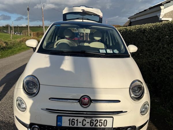 Fiat 500 Hatchback, Petrol, 2016, White