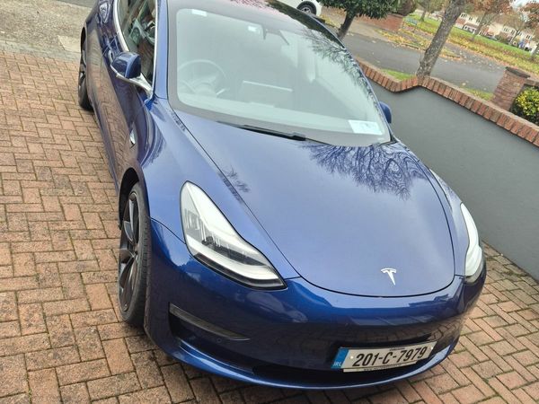 Tesla Model 3 Saloon, Electric, 2020, Blue