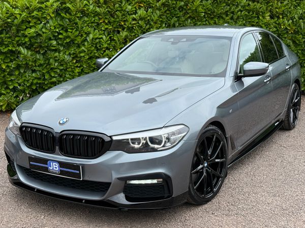 BMW 5-Series Saloon, Diesel, 2017, Blue