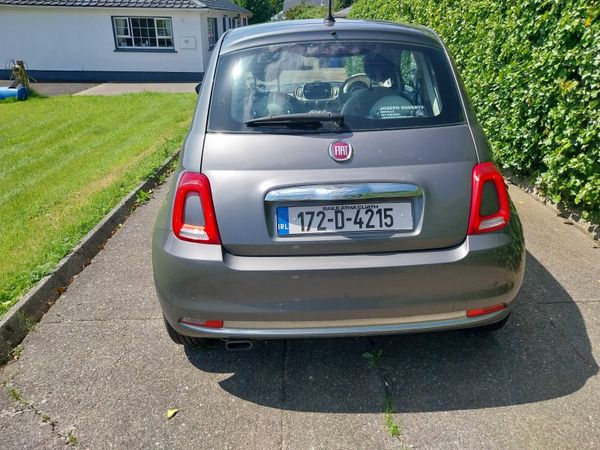 Fiat 500 Hatchback, Petrol, 2017, Grey