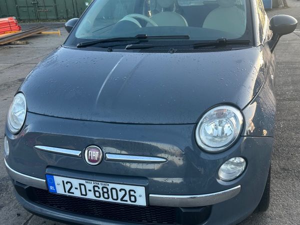 Fiat 500 Hatchback, Petrol, 2012, Grey