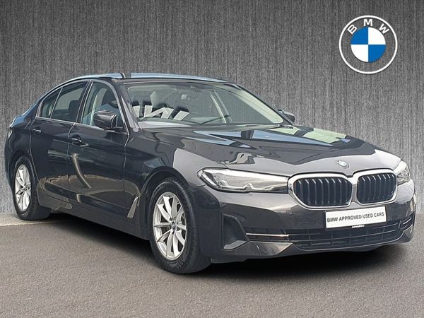 BMW 5-Series Saloon, Diesel Hybrid, 2021, Grey