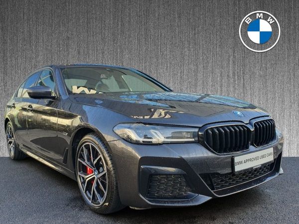 BMW 5-Series Saloon, Petrol Plug-in Hybrid, 2022, Grey