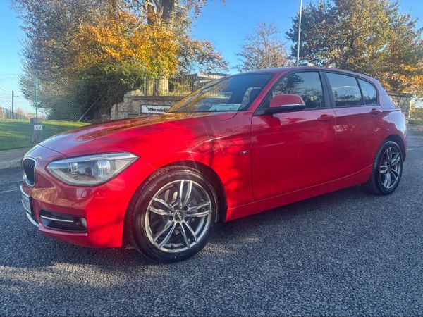 BMW 1-Series Hatchback, Petrol, 2015, Red