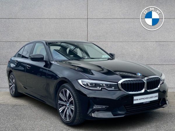 BMW 3-Series Saloon, Diesel Hybrid, 2021, Black