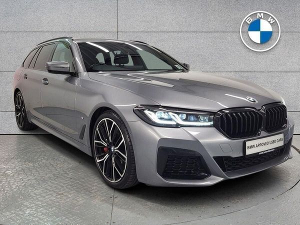 BMW 5-Series Estate, Diesel Hybrid, 2023, Grey