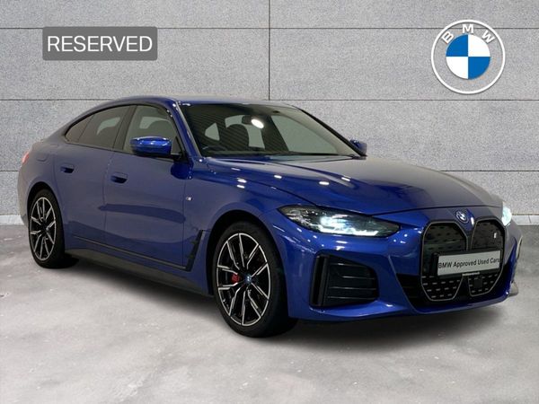 BMW i4 Hatchback, Electric, 2022, Blue