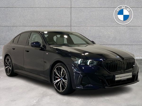 BMW 5-Series Saloon, Petrol Plug-in Hybrid, 2024, Black