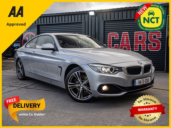 BMW 4-Series Coupe, Petrol, 2014, Silver