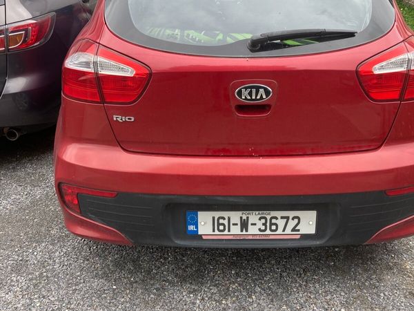 Kia Rio Hatchback, Petrol, 2016, Red