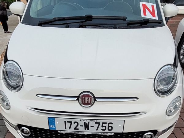 Fiat 500 Hatchback, Petrol, 2017, White