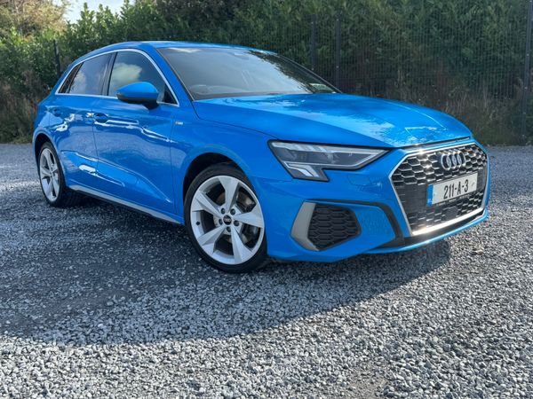 Audi A3 Hatchback, Petrol Hybrid, 2021, Blue