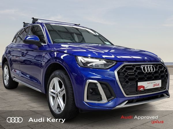 Audi Q5 SUV, Petrol Hybrid, 2023, Blue