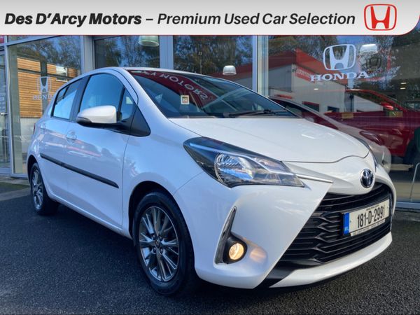 Toyota Yaris Hatchback, Petrol, 2018, White