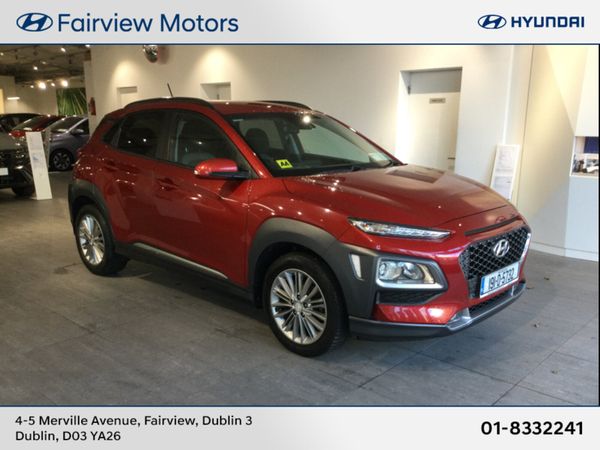 Hyundai KONA SUV, Petrol, 2019, Red