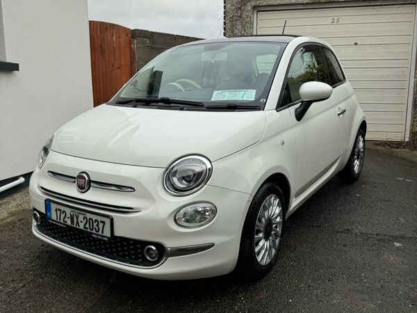 Fiat 500 Hatchback, Petrol, 2017, White
