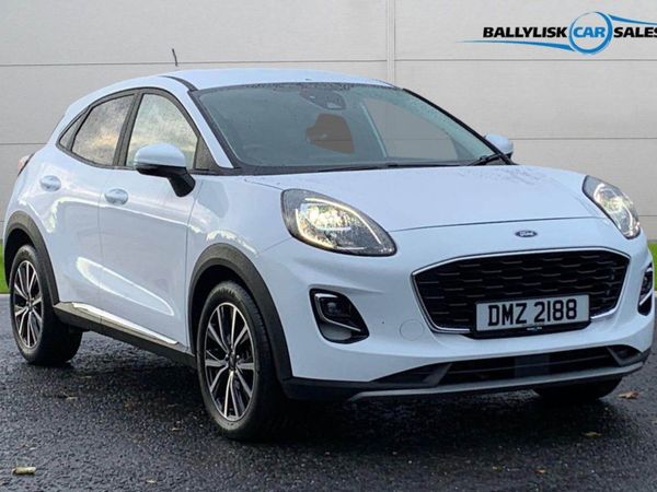 Ford Puma , Petrol Hybrid, 2024, White