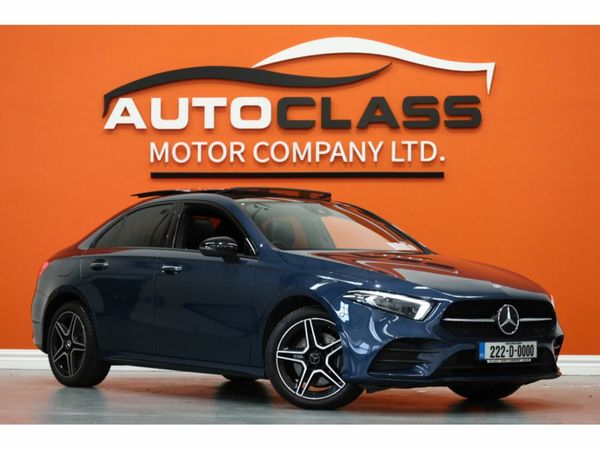 Mercedes-Benz A-Class Saloon, Petrol Plug-in Hybrid, 2022, Blue