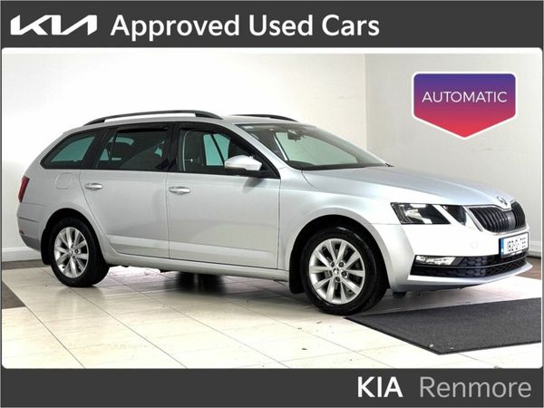 Skoda Octavia Estate, Petrol, 2018, Silver