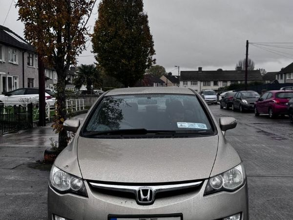 Honda Civic Saloon, Petrol Hybrid, 2007, Beige