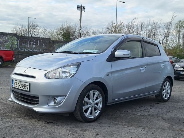 Mitsubishi Mirage Hatchback, Petrol, 2015, Silver